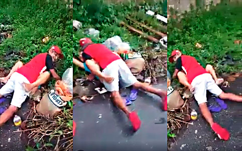 OMG En Pleno Vertedero Follando Con Su Mujer