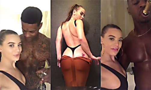 Lana Rhoades Se Prepara Para Acabar Con 2 Morenos