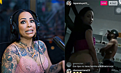 Viral Dominicana Mami Jordan Obligando Al Novio A Follar En Un Vivo