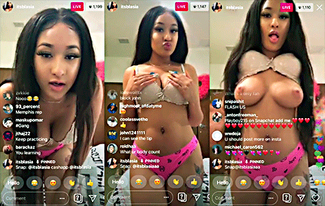 This bitch doesn’t care about anything, she shows her tits on instagram