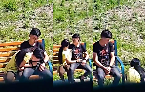 WTF, Thai teen takes out all the cum from her boyfriend