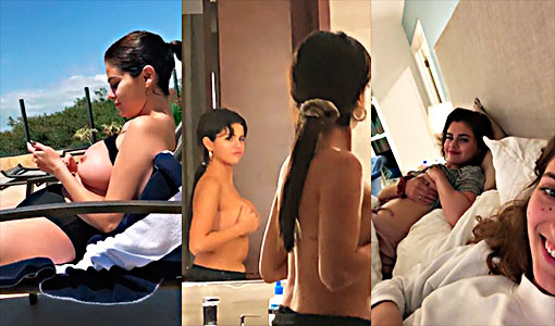 leaked porn video of the famous Selena Gomez with a lesbian