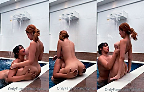 Lesbiana Colombiana Se Come A Su Mejor Amiga En Su Piscina