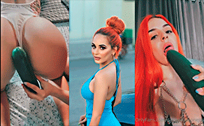 Dominicana Darlene La Conejita Con Una Lesbiana Y Un Pepino Enorme