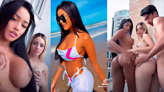 Karlyane Menezes and her friend fucking in a hot threesome