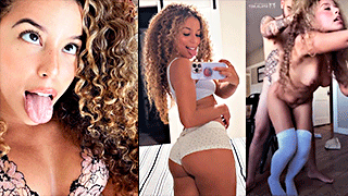 he almost broke the bed fucking hard with Camila Elle