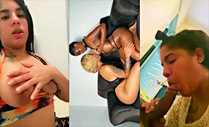 Dominicana La Shanthal Mamando Guevo Y Agarrando Mujeres