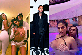 filtered porn video of Tyga fucking a whore intensely