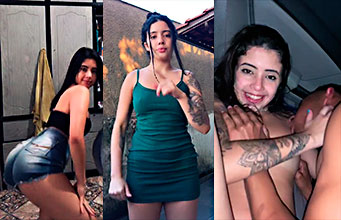 Her Cuckold Boyfriend Lets Another Friend Suck His Tits