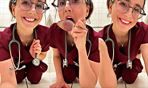 The Anal Doctor takes advantage of her free time to do experiments