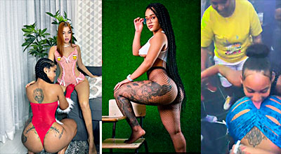 Dominicana Megane Janell Es Devorada Por Lesbianas Borrachas