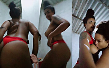 Her best friend is a lesbian and she fulfills her porn fantasy