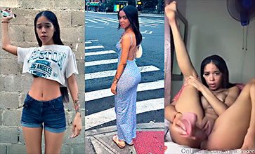 OMG, Dominicana La Meli Bota La Leche A Chorro Con Ese Dildo