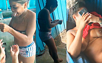 Los Cueros Desacatadas Afeitándose El Coño En Un Cabaret Brasileño