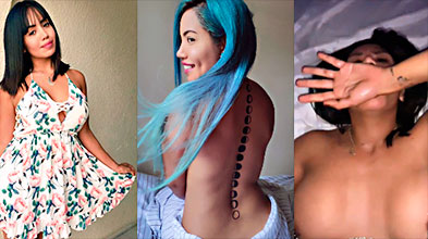 Mujer Luna Bella Dice Dame Mas Rápido Que Me Voy A Venir Amor