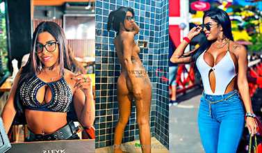 Victoria Souza Antes De Su Operación De Tetas, Lavando Su Coño