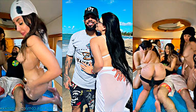 Dominicano Etervidos No lo Puede Creer Que Tiene 5 Lesbianas Calientes