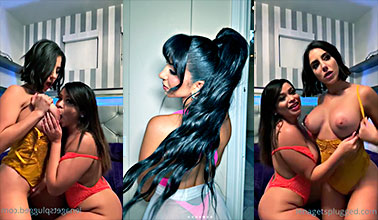 Her husband interrupts and apologizes and then leaves