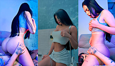 Martina Oliveira gives Brenda Trindade a crazy pussy blowjob