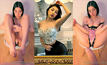 She is a dirty crazy woman, and she even masturbates him with her feet