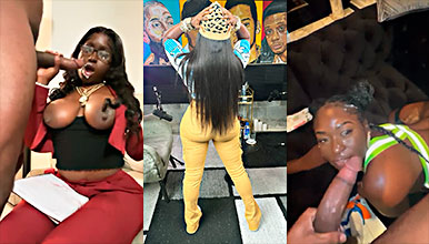 Jenise Hart has no mercy on the semen from those big cocks