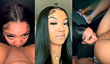 The crazy lesbian Drippin Velvet makes her victim squirt.