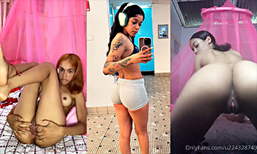 Dominicana Melisa Debajo Del Mosquitero Haciéndole La Paja A Su Toto