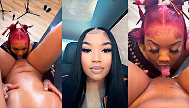 lesbian is very experienced moving her tongue in that pussy