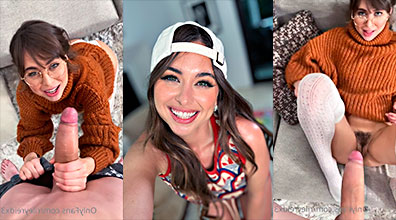 Riley Reid destroying a huge white cock