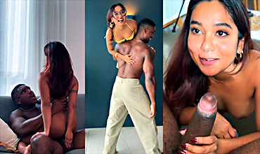 Little Mia Z takes on Mike Williams’ huge cock