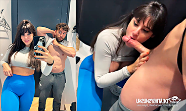 Española Pamsnusnu Entra A Una Tienda De Ropa A Chupar Polla