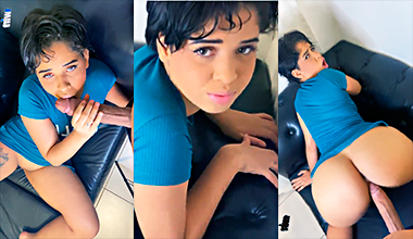 It’s spectacular how that Brazilian woman can handle that huge cock.