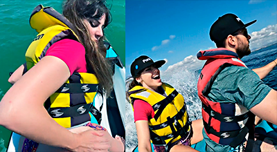 Españoles Se Van Lejos En La Moto De Agua En El Mar Y Follan