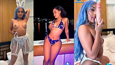 Masha Por Meterse Un Consolador Grueso Por Su Toto Rosado