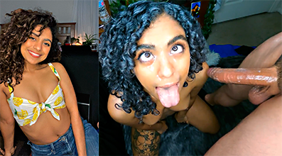 This young girl milks a stream of milk from that cock