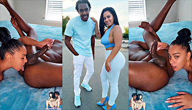 a really terrible black kiss until he gets all his semen out.