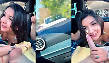 Los Pillaron En Sexo Oral Dentro De Su Mismo Carro