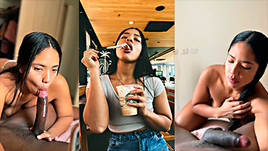 La Maniática Nysdel Graba Con El Celular Sacando La Leche Del Negro