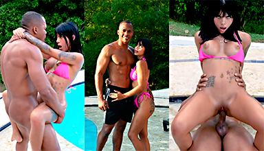 Video Porno De Athenea Rosse Y Brandon Cruz Cogiendo En La Piscina