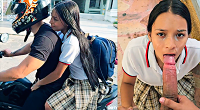 Infiel Emma Anturin Se Va En La Moto A Follar Y Deja Al Novio Botado