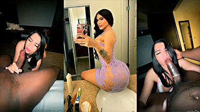 Trans Dominicano Vuelto Loco Mamando Ese Pene Negro Grueso