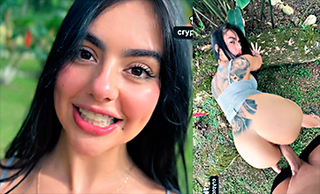 Iris Rodriguez Lo Folla Increíblemente Al Aire Libre