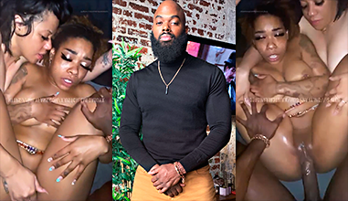 Big cock black Justin Howard fucking in an anal threesome