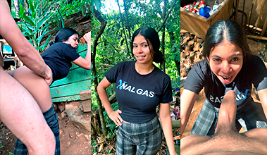 Se Le Ofrece Por 150 Dólares Y Terminan Cogiendo Al Aire Libre