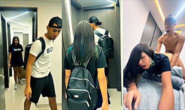 Juliana Escapa Del Colegio Para Irse A coger Duro Con El Hermanastro