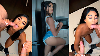 2 dicks cum on Sophie’s beautiful face