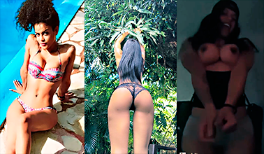 Dominicana Con Terrible Calentura En Su Cuerpo Dentro De La Piscina