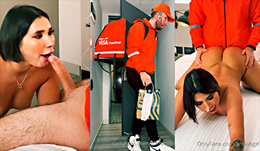 El Delivery Con Mucha Suerte De Follarse A Una Chica Espectacular